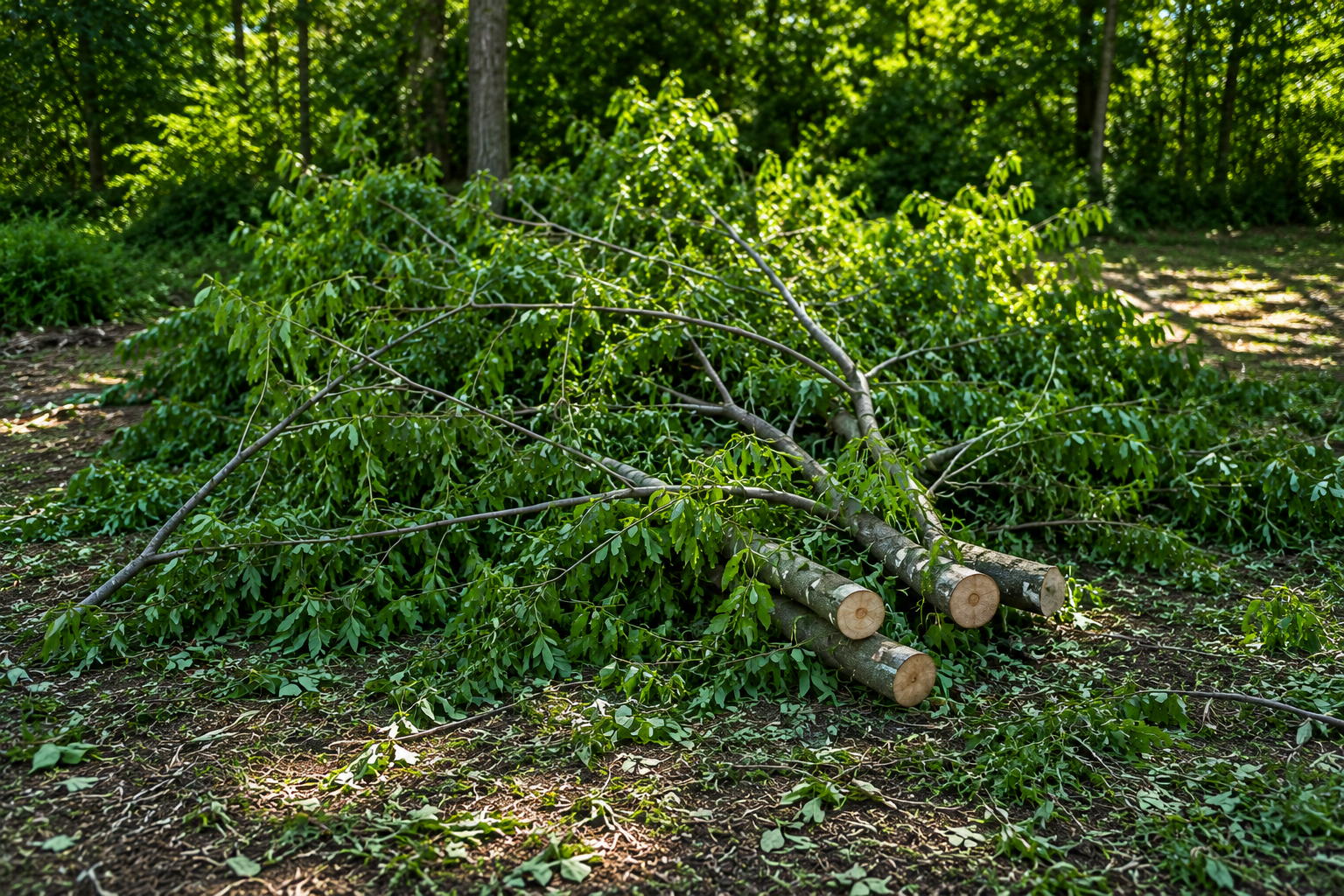 Tree and brush removal service